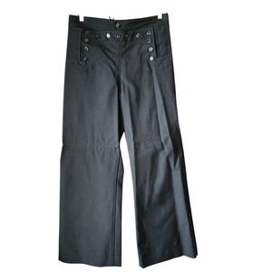 US Navy 13-Button Sailor Pants Men's 34R Black DSCP OMEGA Wide Leg Blue Enlisted